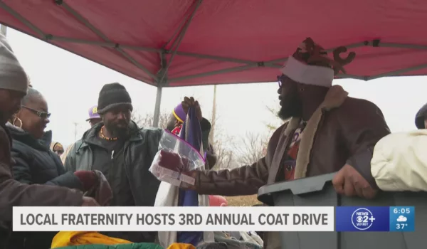 Omega Psi Phi Chapter Hosts Winter Coat Drive
